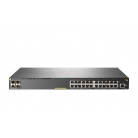 Aruba, a Hewlett Packard Enterprise company Aruba 2930F 24G PoE+ 4SFP Managed L3 Gigabit Ethernet (10/100/1000) Power over Ethernet (PoE) 1U Grijs REFURBISHED